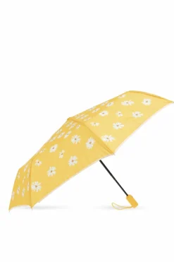 Moschino ŻÓŁTY Składany parasol z logo