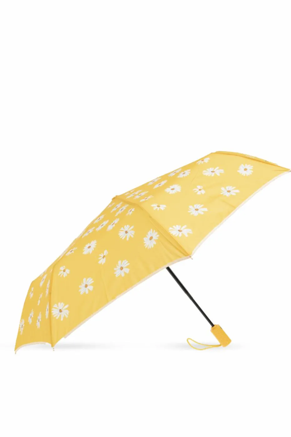 Moschino ŻÓŁTY Składany parasol z logo