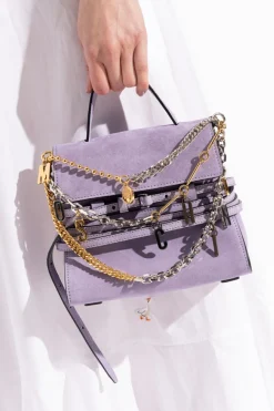 Moschino ZŁOTY Łańcuch do torby z logo