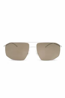 Mykita SREBRNY Okulary przeciwsłoneczne `Santeri`