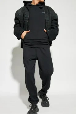 New Balance CZARNY Bluza typu `oversize`