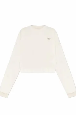 New Balance kremowy Bluza typu `oversize`