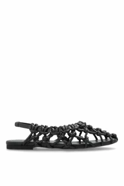 Odissi CZARNY Plecione buty