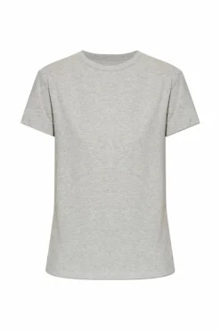 Officine Generale SZARY Bawełniany t-shirt
