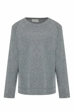 Officine Generale SZARY Kaszmirowy sweter ’Nate’