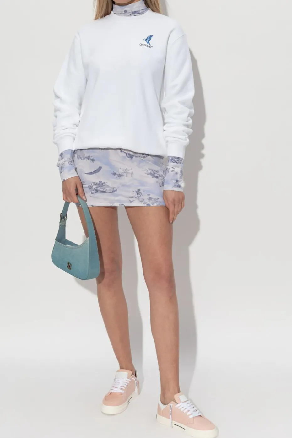 Off-White BIAŁY Bluza z logo