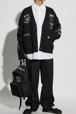 Off-White BIAŁY Koszula z logo