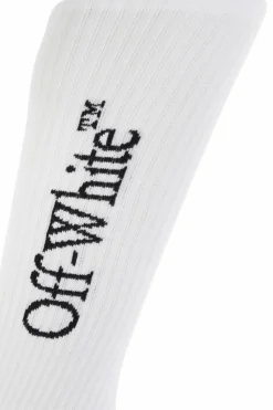 Off-White BIAŁY Skarpety z logo
