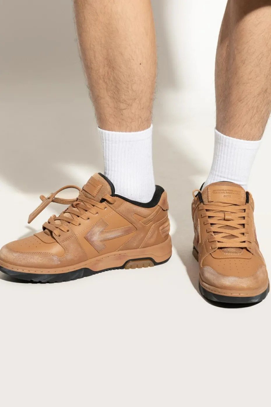 Off-White BRĄZOWY Buty sportowe `Out Off Office`