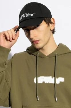 Off-White CZARNY Czapka z daszkiem