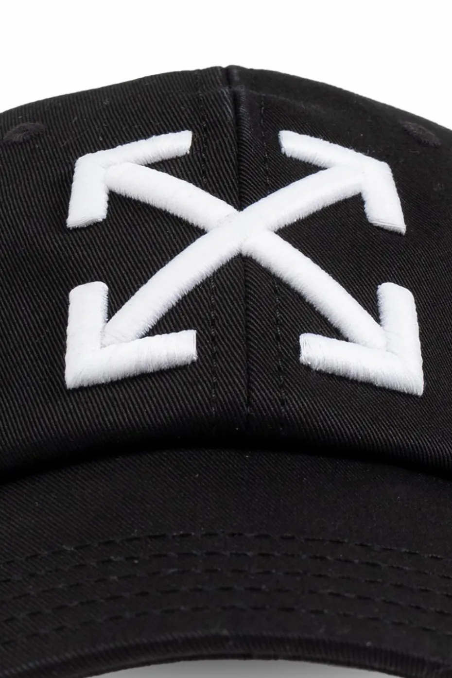 Off-White CZARNY Czapka z daszkiem