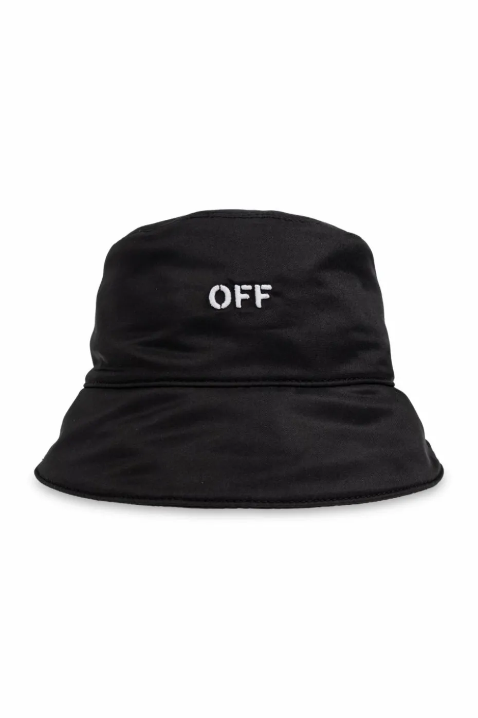 Off-White CZARNY Kapelusz z logo