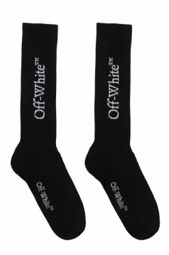 Off-White CZARNY Skarpety z logo