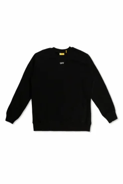 Off-White Kids CZARNY Bluza z nadrukowanym logo
