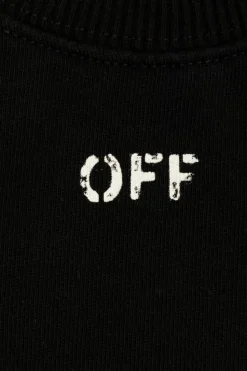 Off-White Kids CZARNY Bluza z nadrukowanym logo