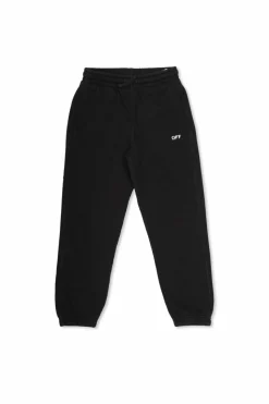 Off-White Kids CZARNY Spodnie dresowe z logo
