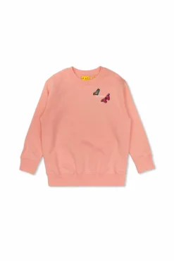 Off-White Kids RÓŻOWY Bluza z kolorowym nadrukiem