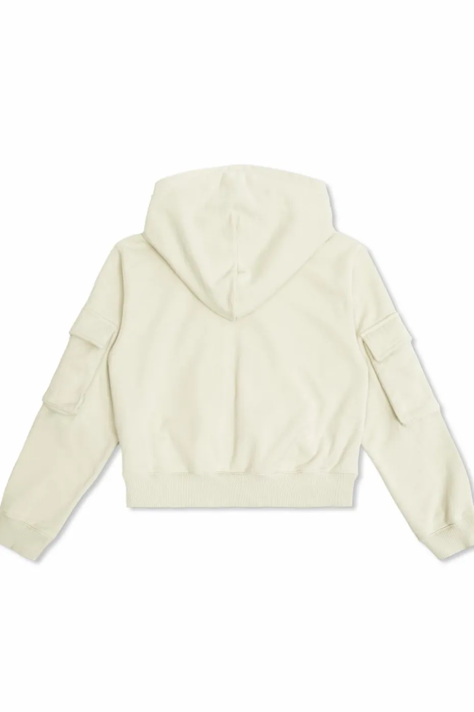 Off-White Kids ZIELONY Bawełniana bluza