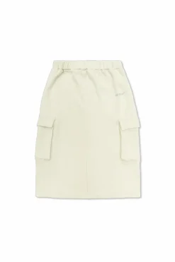 Off-White Kids ZIELONY Bawełniana spódnica