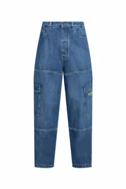 Off-White NIEBIESKI Jeansy z kieszeniami
