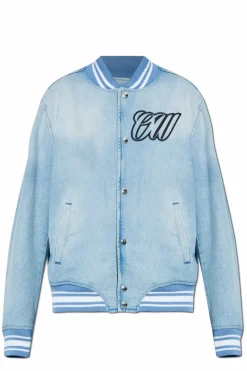 Off-White NIEBIESKI Kurtka jeansowa