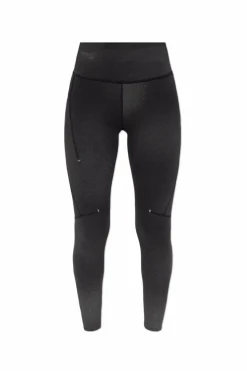 On Running CZARNY Legginsy z logo