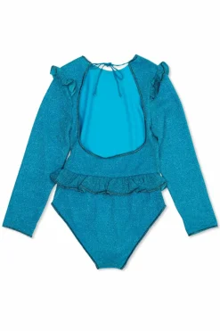 Oseree Kids NIEBIESKI Jednoczęściowy kostium kąpielowy