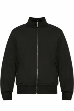 Palm Angels CZARNY Bluza ze stójką
