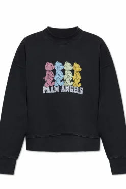 Palm Angels CZARNY Bluza z logo