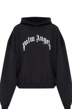Palm Angels CZARNY Bluza z logo