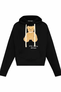 Palm Angels CZARNY Bluza z logo