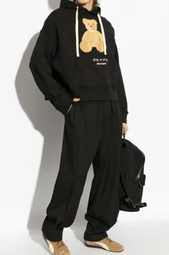 Palm Angels CZARNY Bluza z logo