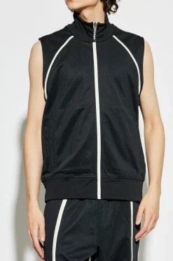 Palm Angels CZARNY Bluza ze stójką