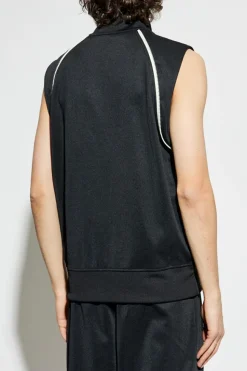 Palm Angels CZARNY Bluza ze stójką