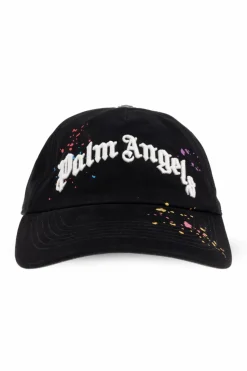 Palm Angels CZARNY Czapka z daszkiem