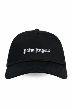 Palm Angels CZARNY Czapka z daszkiem