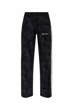 Palm Angels CZARNY Spodnie dresowe z logo