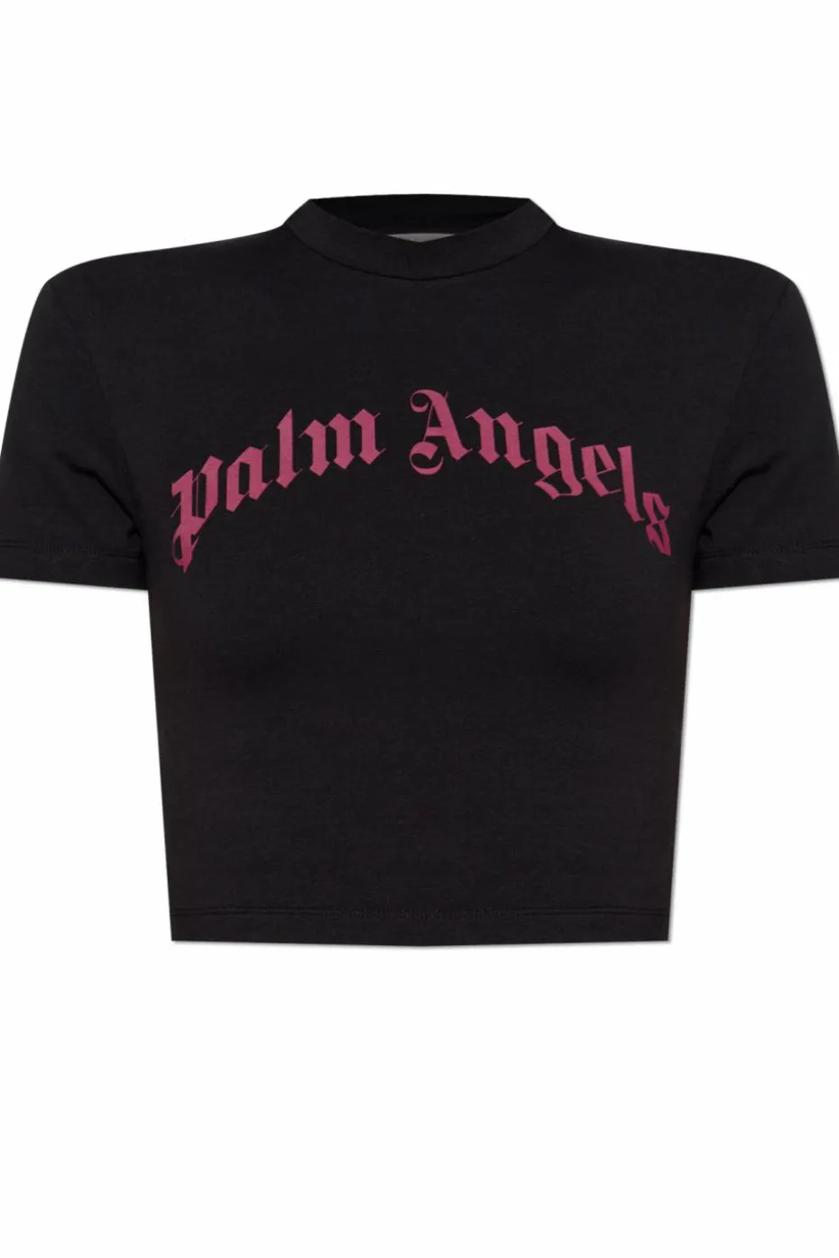 Palm Angels CZARNY T-shirt z logo
