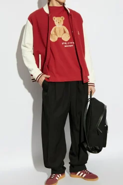 Palm Angels CZERWONY Kurtka typu `bomber`