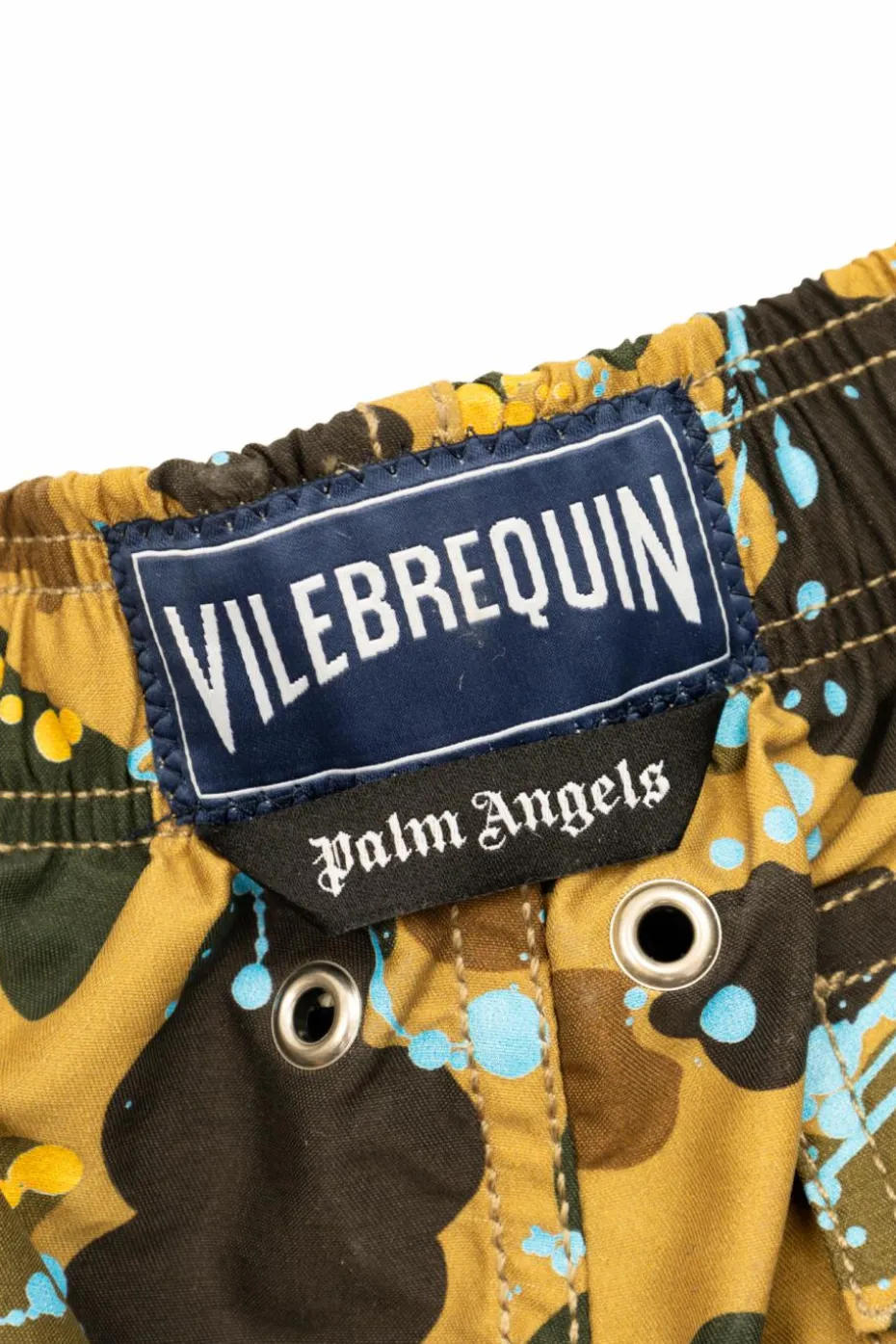 Palm Angels Kids beżowy Palm Angels X VILEBREQUIN