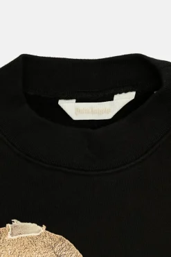 Palm Angels Kids CZARNY Bluza z nadrukiem