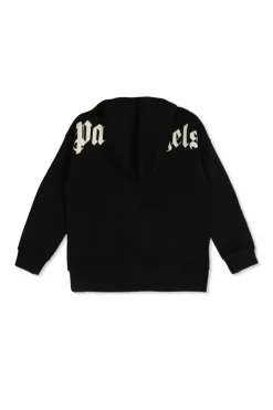 Palm Angels Kids CZARNY Bluza z logo