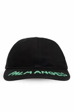 Palm Angels Kids CZARNY Czapka z daszkiem