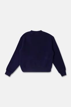 Palm Angels Kids GRANATOWY Bluza z nadrukiem