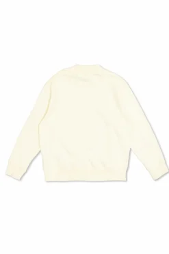 Palm Angels Kids kremowy Bluza z nadrukiem