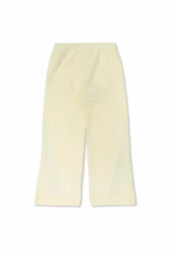 Palm Angels Kids kremowy Spodnie dresowe z logo