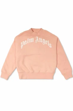 Palm Angels Kids RÓŻOWY Bluza z logo