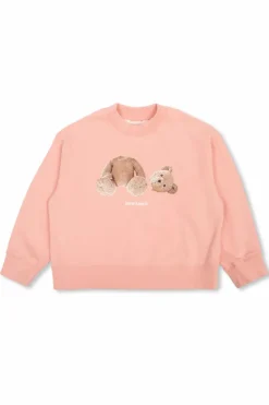 Palm Angels Kids RÓŻOWY Bluza z nadrukiem
