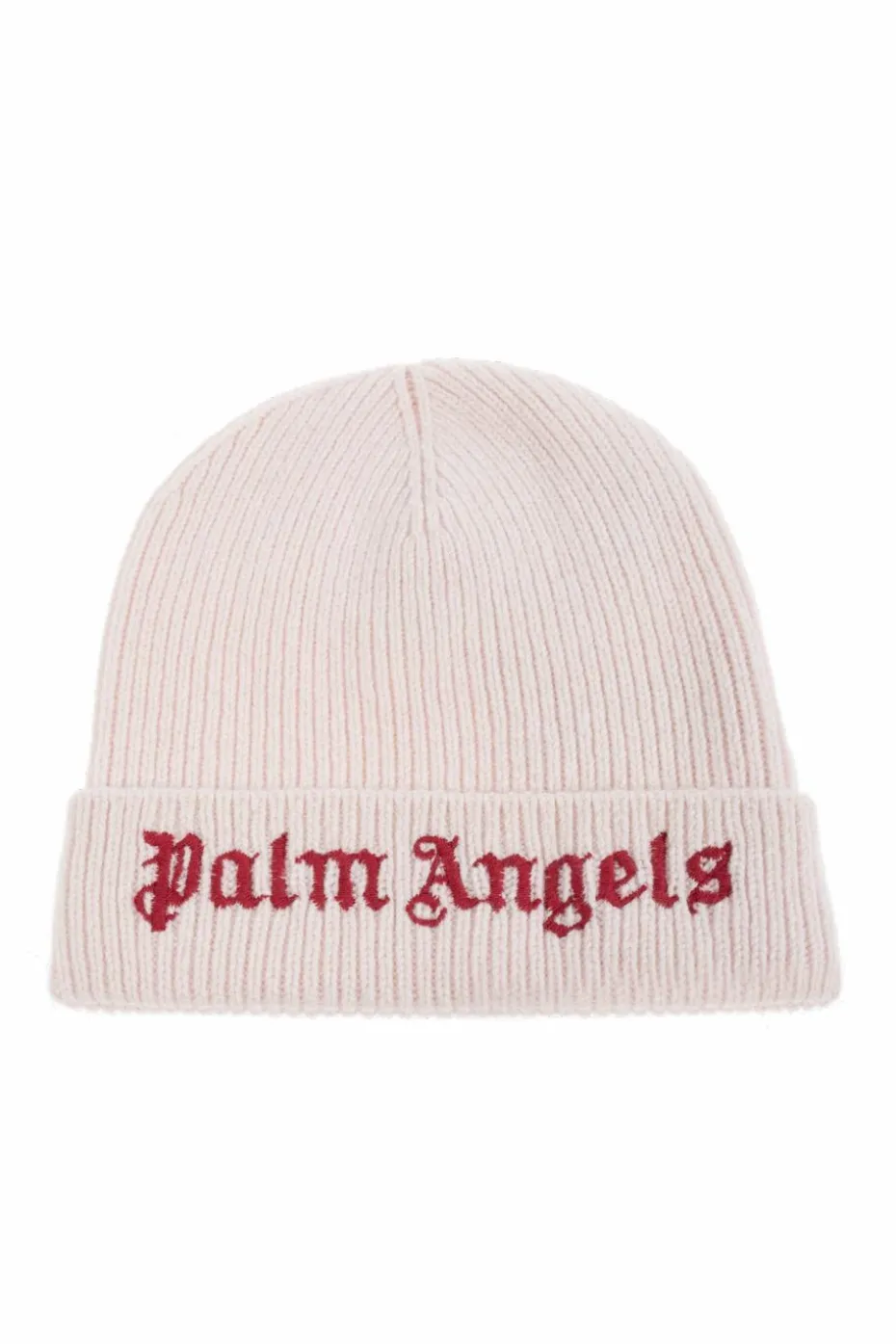 Palm Angels Kids RÓŻOWY Czapka z wyszytym logo