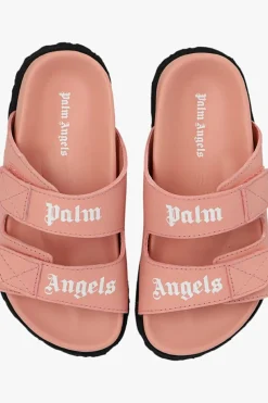 Palm Angels Kids RÓŻOWY Klapki z logo